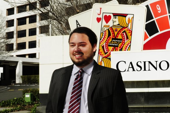 Aquis' then-managing director, Justin Fung at the Canberra Casino in September 2015.