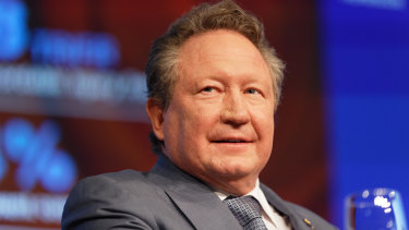 Andrew Forrest is the founder, chairman and top shareholder of iron ore miner Fortescue Metals Group.