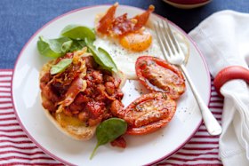 Breakfast bruschetta