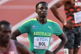 Australian runner Peter Bol.
