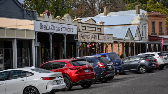 The town of Clunes.  