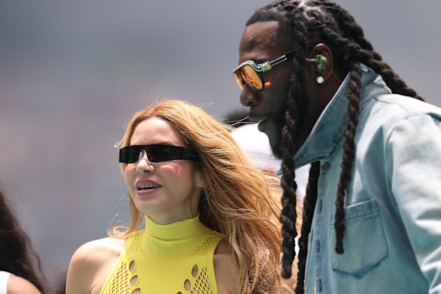  Burna Boy and Shakira perform during the Opening Ceremony before the FIFA World Cup 2026