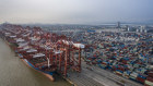 China’s port of Nansha: share of the US import market is now declining. 