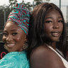 Philicia Kabia (left) and Aminata Madua are the president and vice president of the Kama Umoja Women’s Cup.