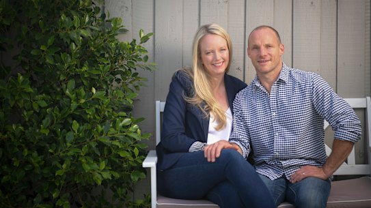 Leigh and Andrew Russell: "I’ve always joked that there are three people in our marriage: me, Andrew and whatever athlete is his project that season."