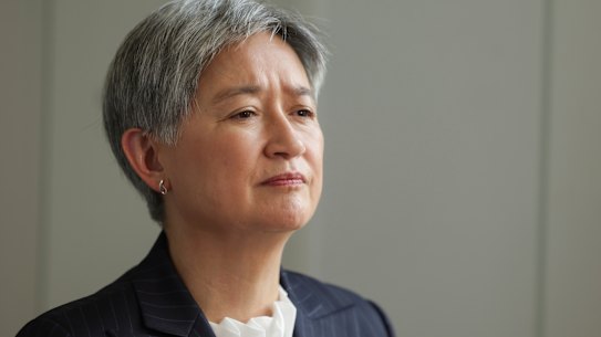 Foreign Minister Penny Wong said Australia was trying to create momentum towards a two-state solution.