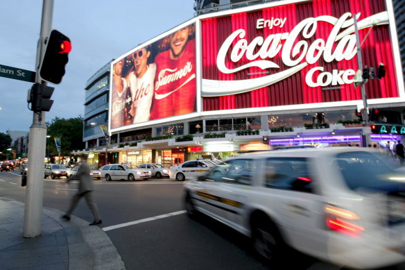 Luke Mangan’s new bar will be positioned behind the famous Coca-Cola sign in Kings Cross.