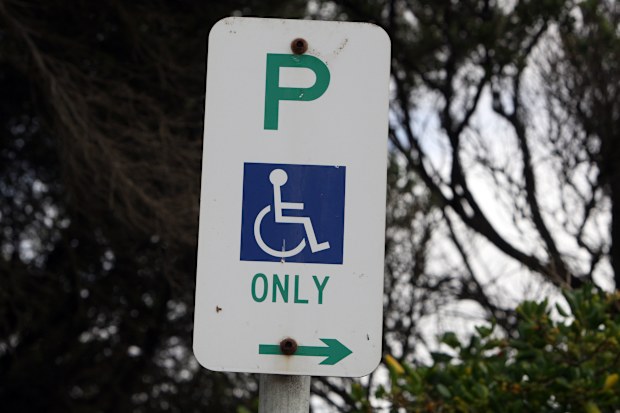 Disabled parking space