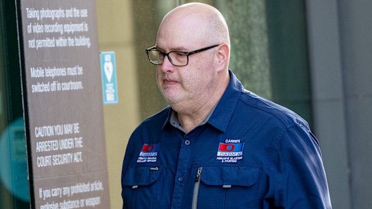 Darren Canty at La Trobe Valley Law Courts, Morwell.