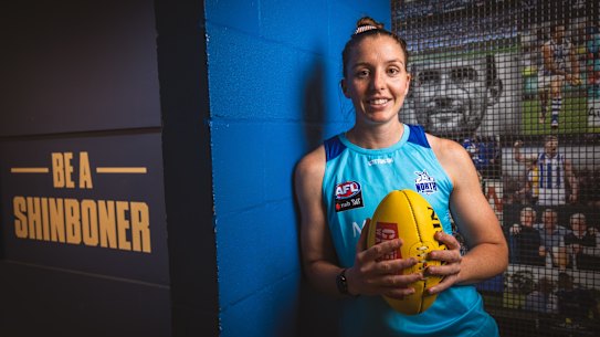 North Melbourne’s Emma King.