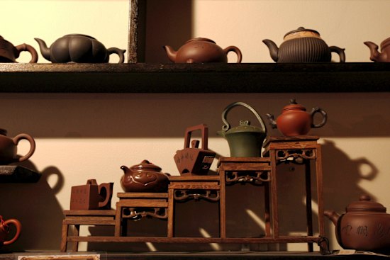 Zensation Tea House also sells teapots and tea supplies.