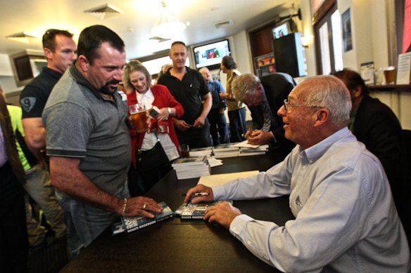 Launch of Former Policeman Roger Rogersons book The Dark Side at the The Iron Duke hotel in Alexandria in 2009. 