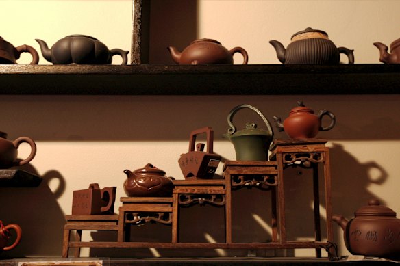 Zensation Tea House also sells teapots and tea supplies.