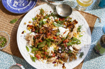 Chickpea and tuna ‘chaat’.