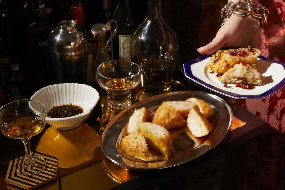 These irresistible hash brown prawn toasts may not make it as far as the table.