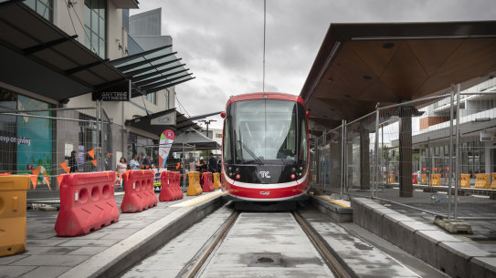 Light rail stage two would be delivered within five years under the new strategy.