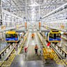 The Craigieburn train maintenance centre.