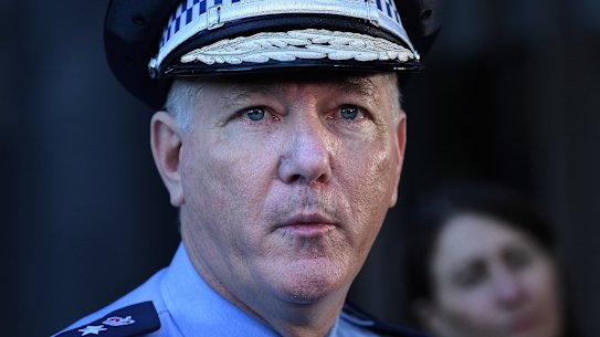 Many questions: NSW Police Commissioner Mick Fuller 