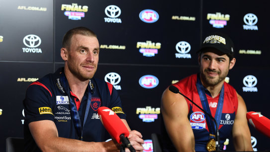 Simon Goodwin and Christian Petracca.