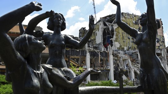 Lozova, in Ukraine’s east, has been the site of Russian attacks since the war began.