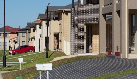 New housing builds are falling. 