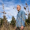 Mick Loughnan on rejuvenated land in Aireys Inlet.
