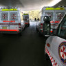 Taxi driver critical after being trapped by car on Sydney’s lower north shore