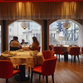 Sichuan food served in plush surrounds.