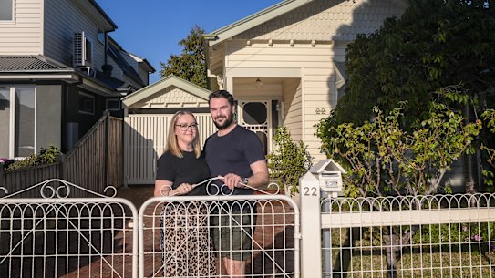 Gemma Smeding and Marc Hudec have bought a house after trying for nearly a year.