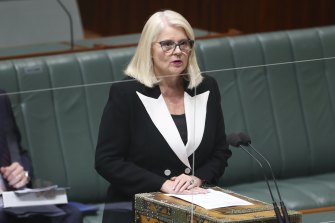Home Affairs Minister Karen Andrews. 