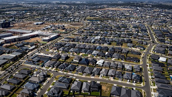 A collapse in migrant numbers will hit the growth of suburbs such as Oran Park in Sydney's south-west, hurting the local and national economy.