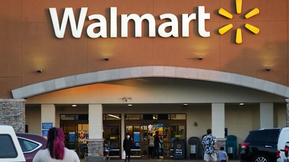 US retailer Walmart warned inflation was impacting customer spend on non-essenital items. 