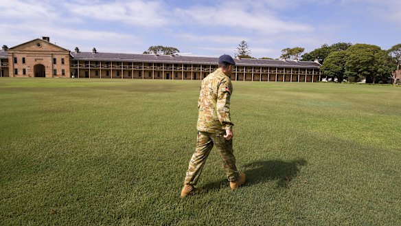 Victoria Barracks in Sydney. The historic buildings on the site are heritage protected.