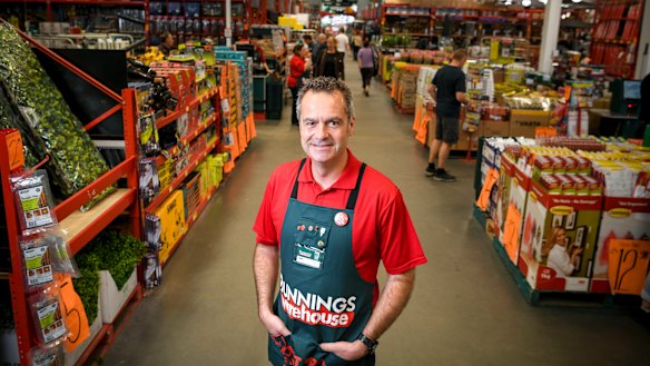 Bunnings boss Michael Schneider.