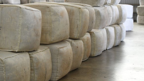 Wool receivals have fallen to an all-time low as farmers have run down flock numbers due to the drought