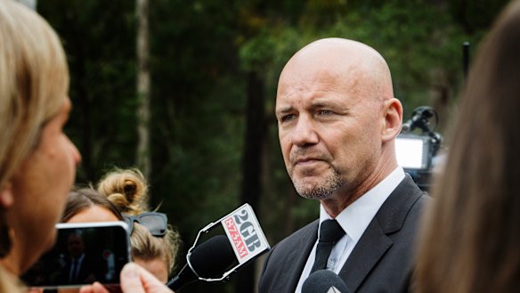 Handing in his badge: Detective Chief Inspector Gary Jubelin.