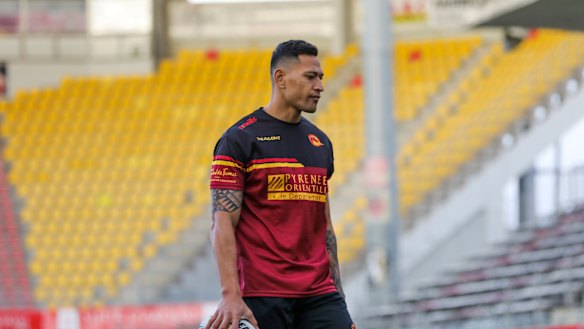 Israel Folau wanted to return to the NRL via the Dragons.