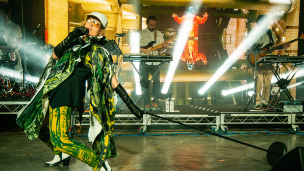 Roisin Murphy at the Meredith Music Festival during her 2019 Australian tour. 