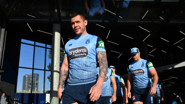 Back to the start ... David Klemmer looks set to be promoted to the NSW starting team on Wednesday night