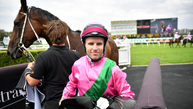 Confident: Tommy Berry after winning on Amangiri at Randwick last start.