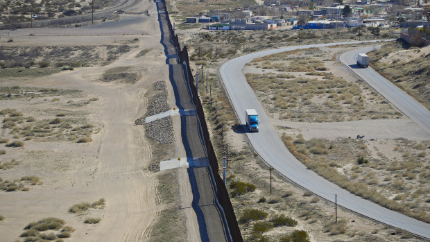 Sunland Park, New Mexico, scene of the arrest and where the far-right militia group United Constitutional Patriots detained migrants crossing the border.
