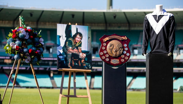 The scene is set for Raudonikis’ public memorial at the SCG.