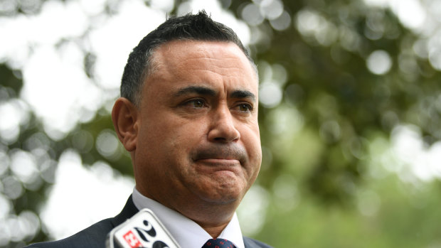 NSW Skills Minister and Deputy Premier John Barilaro said the government's Smart and Skilled program has "some of the strictest conditions in the country for training providers seeking government subsidies".