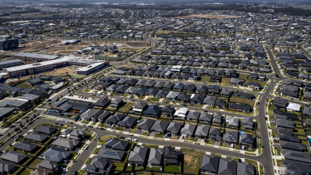 Outer suburbs such as Oran Park have continued to grow strongly, but Sydney's population has been swelled by people moving to the inner city.
