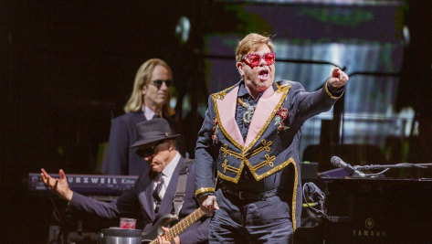 Elton John on his final tour of Australia.