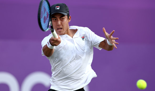 Rinky Hijikata is making his Wimbledon debut.