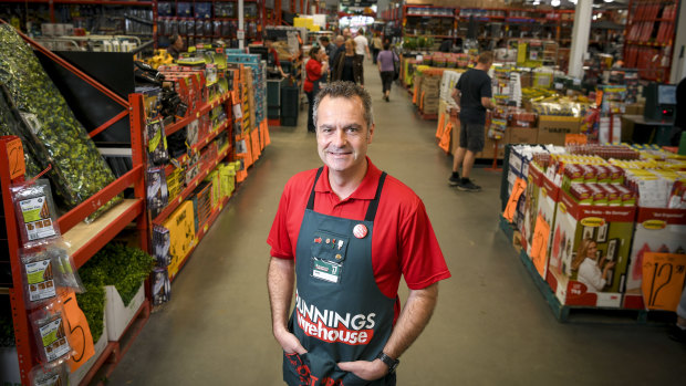 Bunnings boss Michael Schneider.