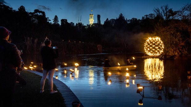 Around 30,000 people are expected to attend Fire Gardens over four nights.