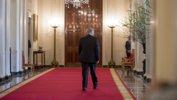 President Donald Trump at the White House on Wednesday.