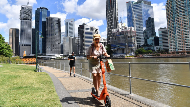 Electric scooters are here to stay for another year in Brisbane.